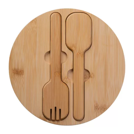 Salátástál bambusz fedéllel, 2000 ml