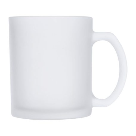 Homokfúvott bögre áttetsző, 300 ml