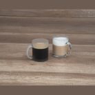 Homokfúvott bögre áttetsző, 300 ml