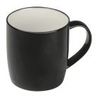 Porcelán bögre, színes külsővel, 300 ml