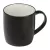 Porcelán bögre, színes külsővel, 300 ml