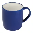 Porcelán bögre, színes külsővel, 300 ml