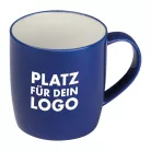 Porcelán bögre, színes külsővel, 300 ml