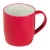 Porcelán bögre, színes külsővel, 300 ml