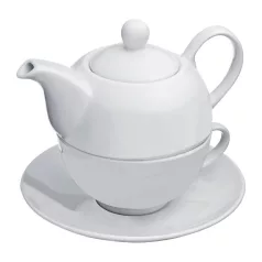 Teáskanna csészével, 400 ml + 200 ml