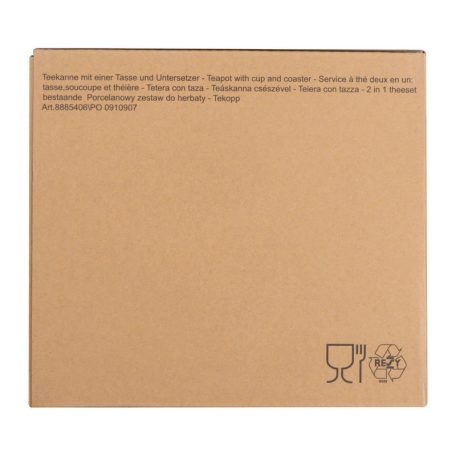 Teáskanna csészével, 400 ml + 200 ml