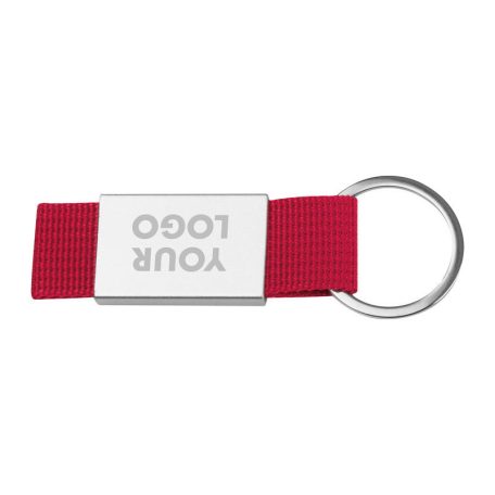 Kulcstartó textil szalaggal