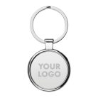 Kör formájú fém kulcstartó