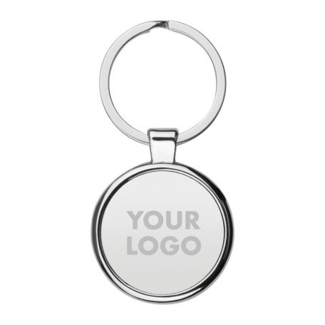 Kör formájú fém kulcstartó