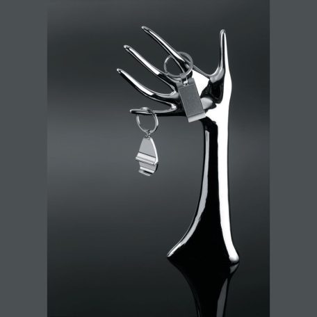 Króm kulcstartó sörnyitóval