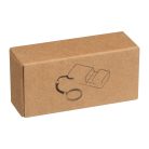 Bambusz kulcstartó mobiltelefon támasszal