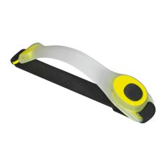 Biztonsági LED karszalag fényvisszaverő csíkkal