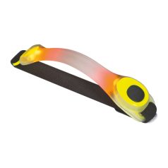 Biztonsági LED karszalag fényvisszaverő csíkkal