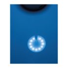 Rozsdamentes acél asztali lámpa tölthető akkumulátorral