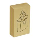 Mini flaska kulcstartó