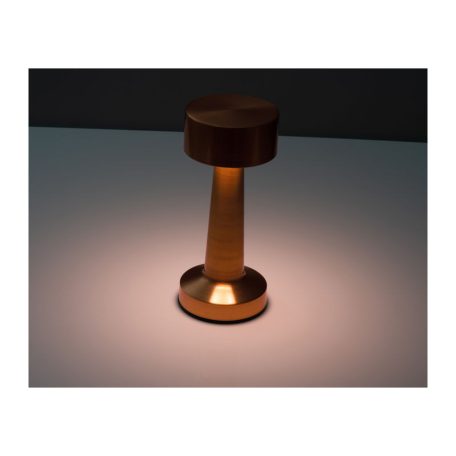 Asztali lámpa rozsdamentes acélból akkumulátorral