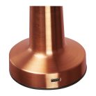 Asztali lámpa rozsdamentes acélból akkumulátorral