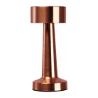 Asztali lámpa rozsdamentes acélból akkumulátorral