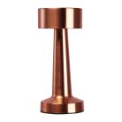 Asztali lámpa rozsdamentes acélból akkumulátorral