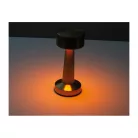 Asztali lámpa rozsdamentes acélból akkumulátorral