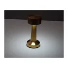 Asztali lámpa rozsdamentes acélból akkumulátorral