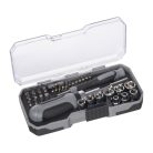 41 darabos szerszámkészlet racsnis rendszerrel
