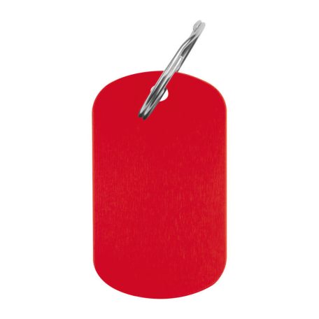 Alumínium kulcstartó fémlemezzel