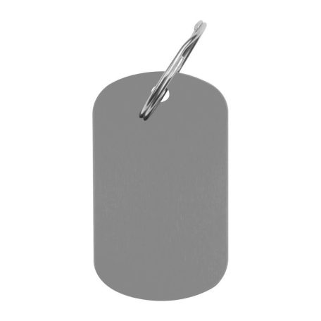 Alumínium kulcstartó fémlemezzel