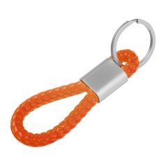 Fém kulcstartó zsinórral