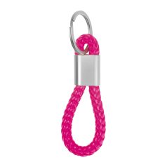 Fém kulcstartó zsinórral