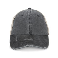   Native Spirit NS027 KÖRNYEZETBARÁT UNISZEX KOPOTT HATÁSÚ HÁLÓS SAPKA U