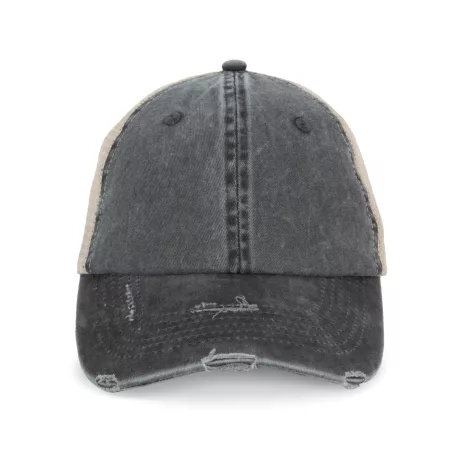 Native Spirit NS027 KÖRNYEZETBARÁT UNISZEX KOPOTT HATÁSÚ HÁLÓS SAPKA U