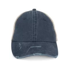   Native Spirit NS027 KÖRNYEZETBARÁT UNISZEX KOPOTT HATÁSÚ HÁLÓS SAPKA U