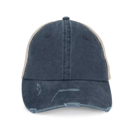 Native Spirit NS027 KÖRNYEZETBARÁT UNISZEX KOPOTT HATÁSÚ HÁLÓS SAPKA U