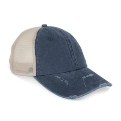   Native Spirit NS027 KÖRNYEZETBARÁT UNISZEX KOPOTT HATÁSÚ HÁLÓS SAPKA U