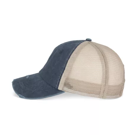 Native Spirit NS027 KÖRNYEZETBARÁT UNISZEX KOPOTT HATÁSÚ HÁLÓS SAPKA U