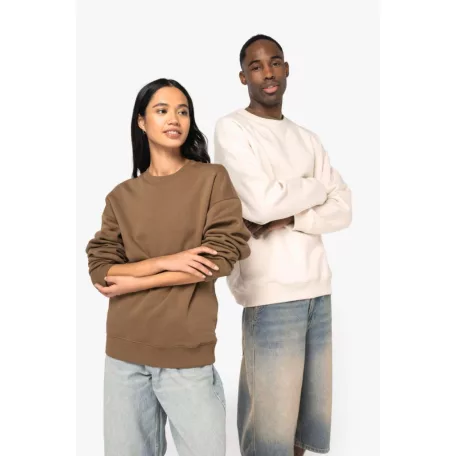 Native Spirit NS407 unisex vastag kereknyakú pulóver