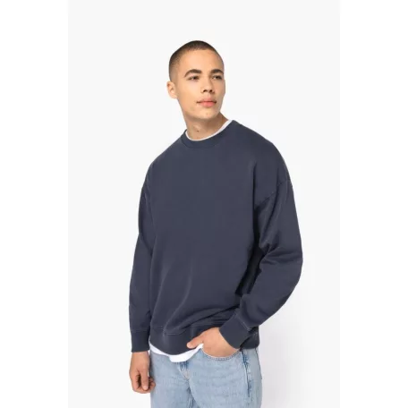 Native Spirit NS447 unisex vastag kereknyakú pulóver