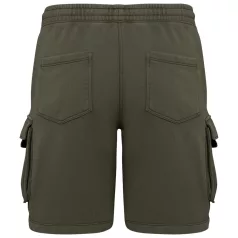   Native Spirit NS717 MEN’S FRENCH TERRY WASHED EFFECT CARGO SHORTS S