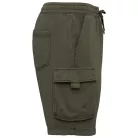 Native Spirit NS717 MEN’S FRENCH TERRY WASHED  EFFECT CARGO SHORTS XL