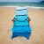 Olima OLV4010 OLIMA „TURQUOISE WAVE” BEACH VELOUR TOWEL 90X180