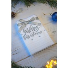   Olima OLXMAS07 OLIMA CHRISTMAS TOWEL - MERRY CHRISTMAS STARS 45X70