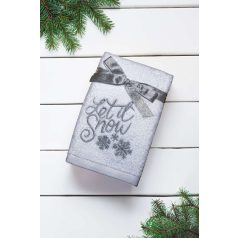   Olima OLXMAS13 OLIMA CHRISTMAS TOWEL - LET IT SNOW FLAKES 45X70
