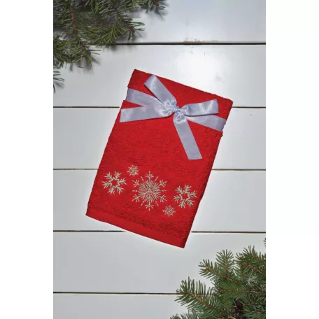Olima OLXMAS15 OLIMA CHRISTMAS TOWEL - SNOWFLAKES II 45X70