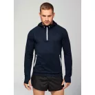 PA360 ZIP NECK HOODED SPORTS SWEATSHIRT