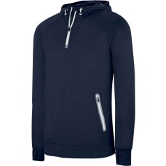 PA360 ZIP NECK HOODED SPORTS SWEATSHIRT