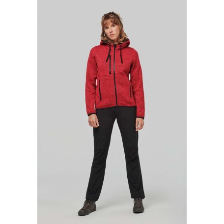 PA366 LADIES’ HEATHER HOODED JACKET