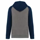 Proact PA369 ADULT TWO-TONE HOODED SWEATSHIRT 2XL