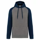 Proact PA369 ADULT TWO-TONE HOODED SWEATSHIRT 2XL