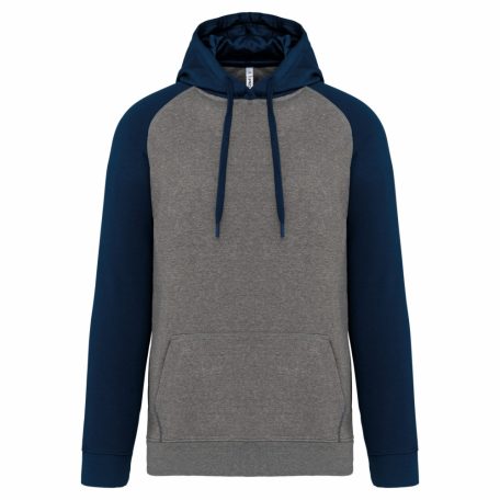 Proact PA369 ADULT TWO-TONE HOODED SWEATSHIRT S